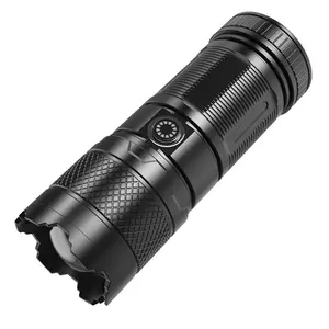 Easter New Outdoor Abs Flashlight, Smart Digital Display, Multiple Light Modes, One-Click Shutdown, Adjustable Focus, Type-C Fast Charging
