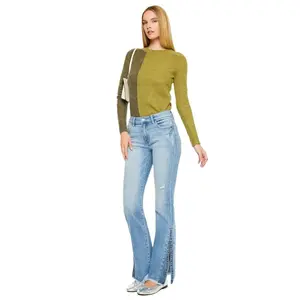 KANCAN - Lizzie Women's Mid Rise Bootcut Comfy and Structured Jeans