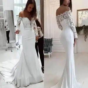 Sexy Elegant Lace French Wedding Evening Long Summer Dress for Women
