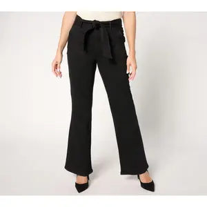 Studio Park x Shawn Killinger Petite Self-Belted FlareJean-Black