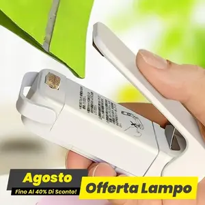 Portable Mini Vacuum Sealer Machine, Battery Powered Home Heat Sealing Tool, Kitchen Plastic Chip Bag Sealer, No Batteries Included