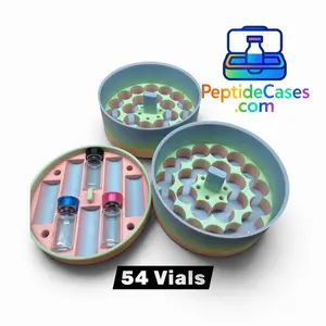 Hydrapeak thermos inserts Peptide, Insulin, Testosterone, fridge fits  up to 54 x 3ml  Vials. 17mm vials