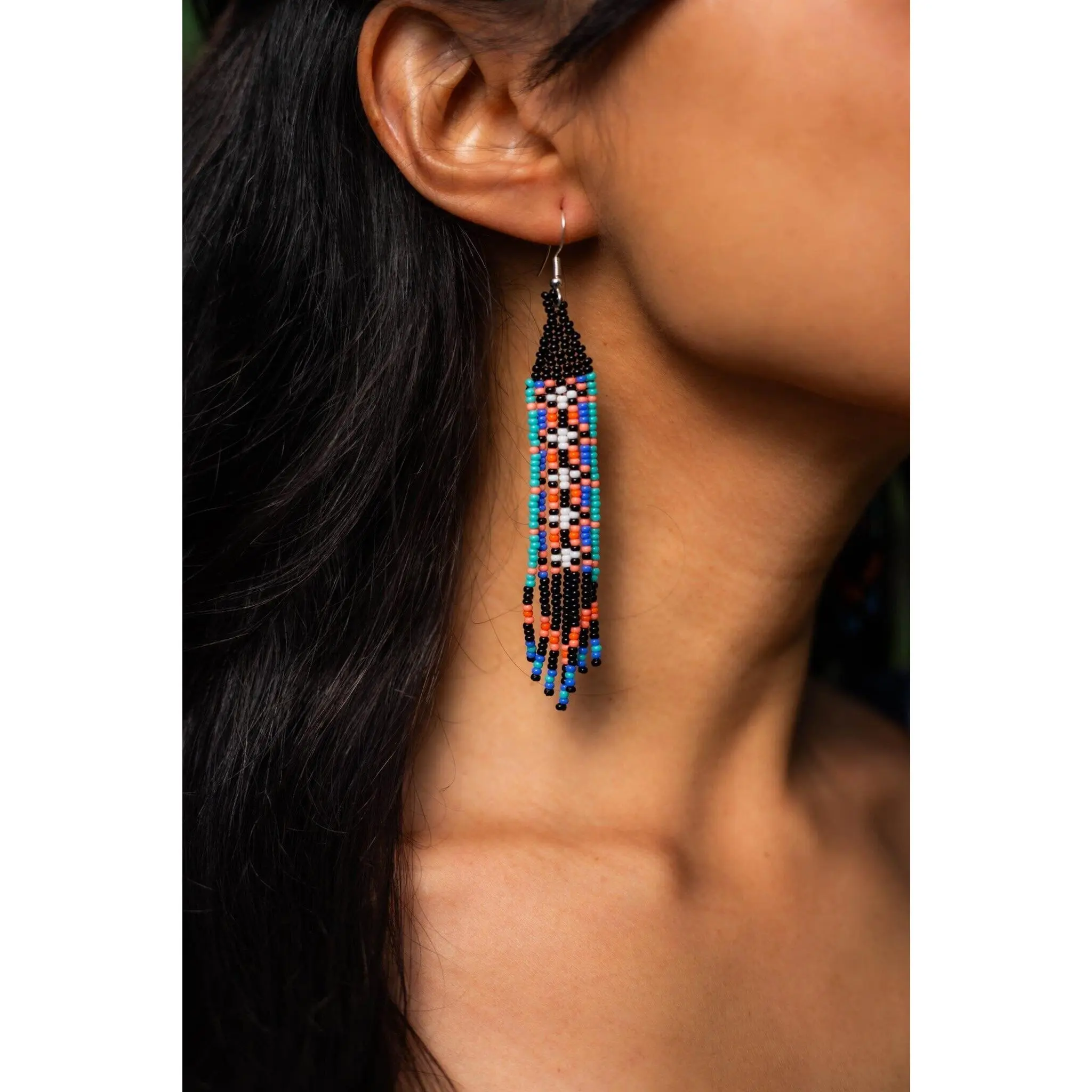 Pimpinella - Beaded Earrings with a Playful Mix of Colors - Handmade by Mexican Artisans - Mother Sierra