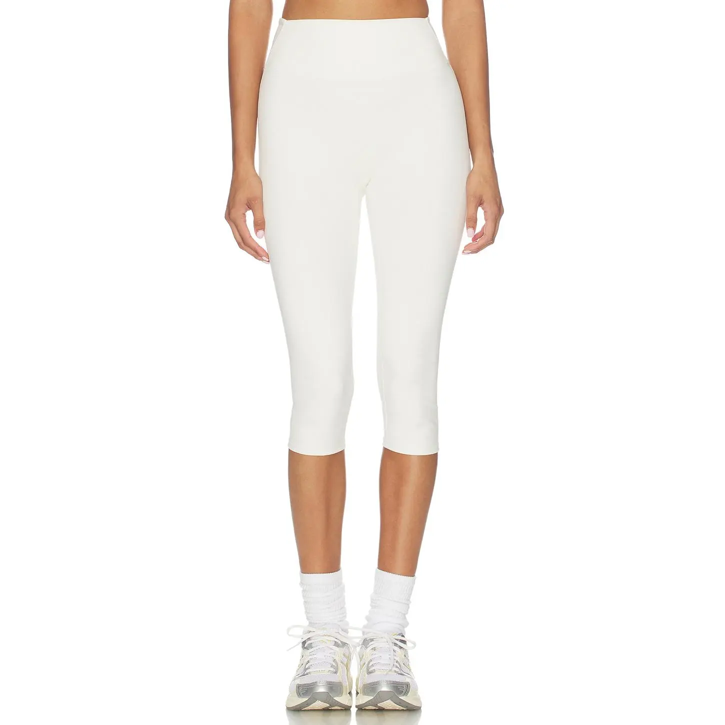 NikeSKIMS x REVOLVE Matte 17 Inch Crop Pants in Ivory