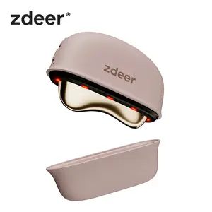 Zdeer Spring Glow Facial Care Device: LED Face & Neck Massager, Heated Gua Sha & Sculpting Tool with Vibration - Perfect Spring Gift