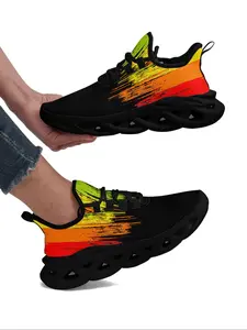 Men's LGBT Pride Month Love Theme Chunky Sneakers, Casual Comfortable Soft Sole Sports Running Shoes, All-match Round Toe Shoes for Daily Wear, Trainer