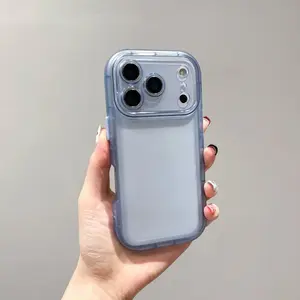 Independent button is suitable for Apple 17promax mobile phone  iPhone16 ultra-thin anti-drop fine hole 15 all-inclusive 14 soft  junk Military Grade Rotating Camera Case Pattern Lip Tint Makeup Mirror Clear HD Privacy Screen Protector Kit with Lens