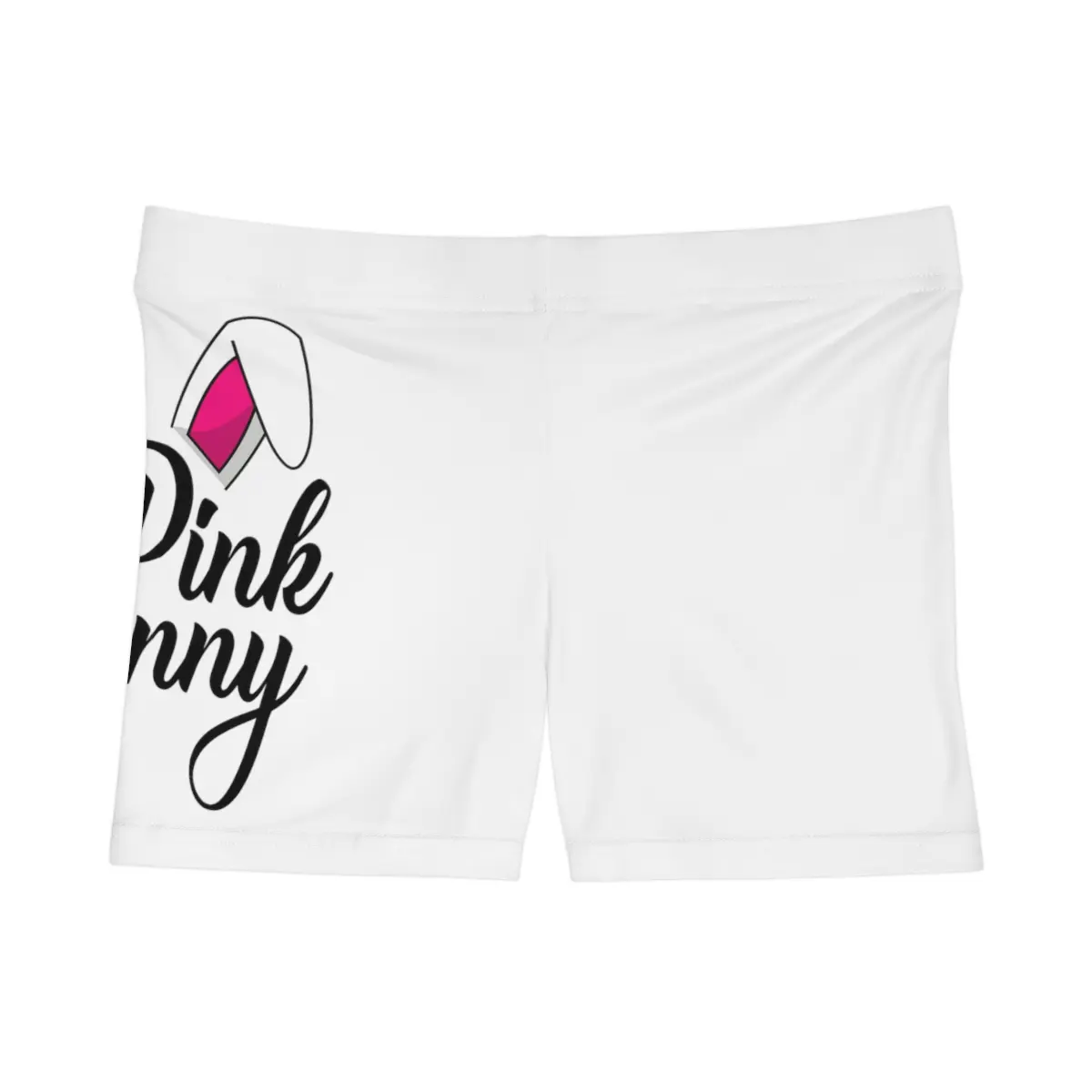Women's Pink Bunny Shorts (AOP)