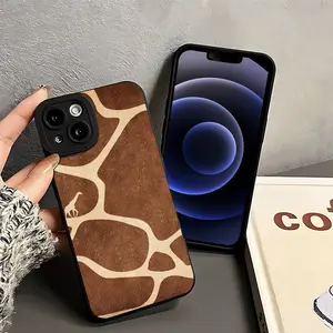 Giraffe Print Angel Eye Matte Tpu Durable Phone Case for iPhone 7/8/x/XS/XR/XS Max/11/12/13/14/15/16/17 Pro Max, Gift for Women and Teens