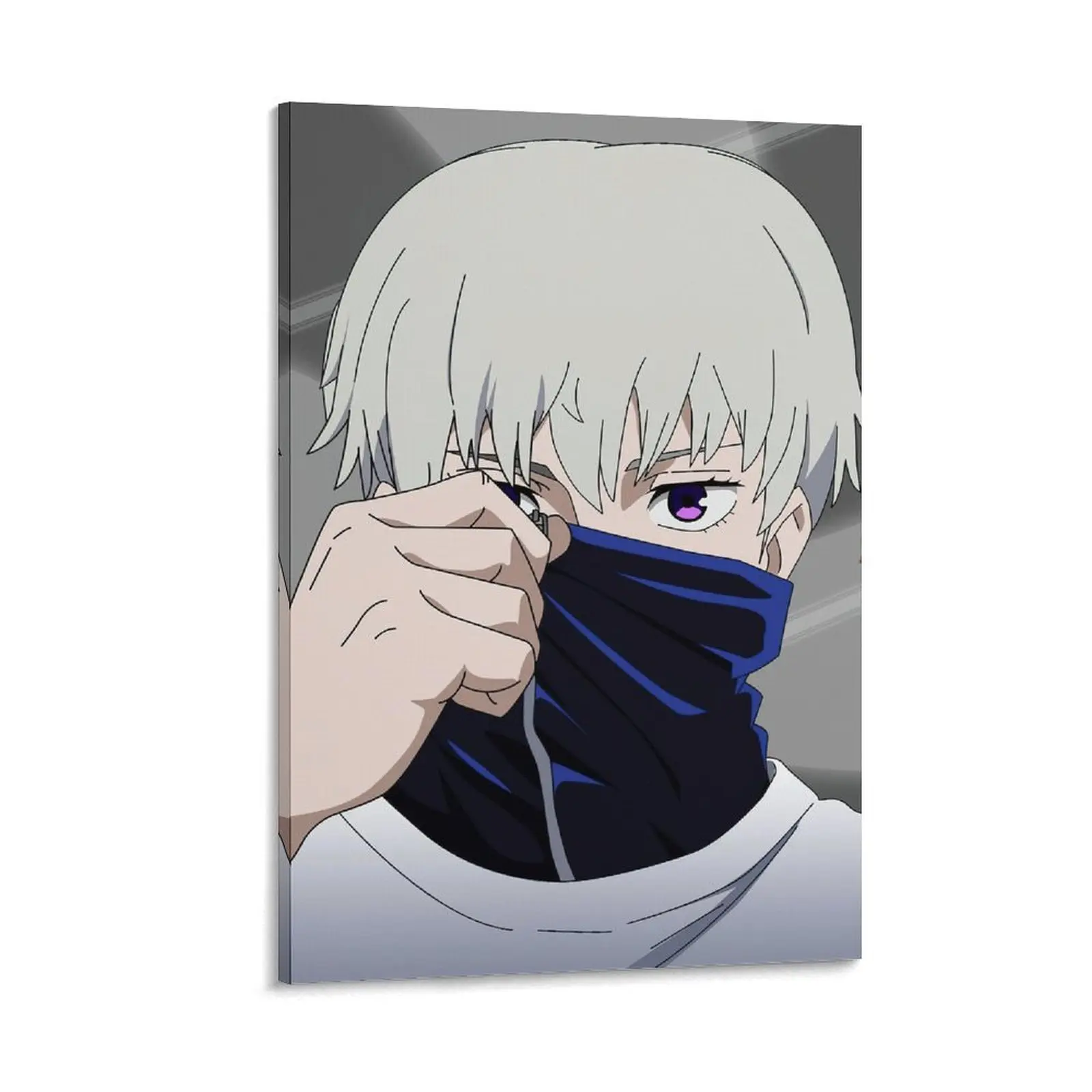 Jujutsu Kaisen Toge Inumaki Artistic Canvas Poster - Customizable Multi-Size Frame Option, Anime Wall Art Decor for Home & Bar, Painting Print Gift as the Image Shows