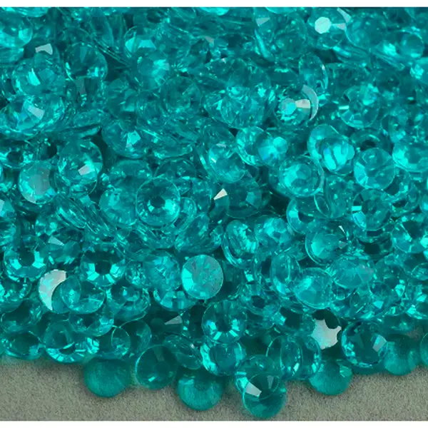 Clear Turquoise Resin Rhinestones Clear Turquoise Resin Rhinestones