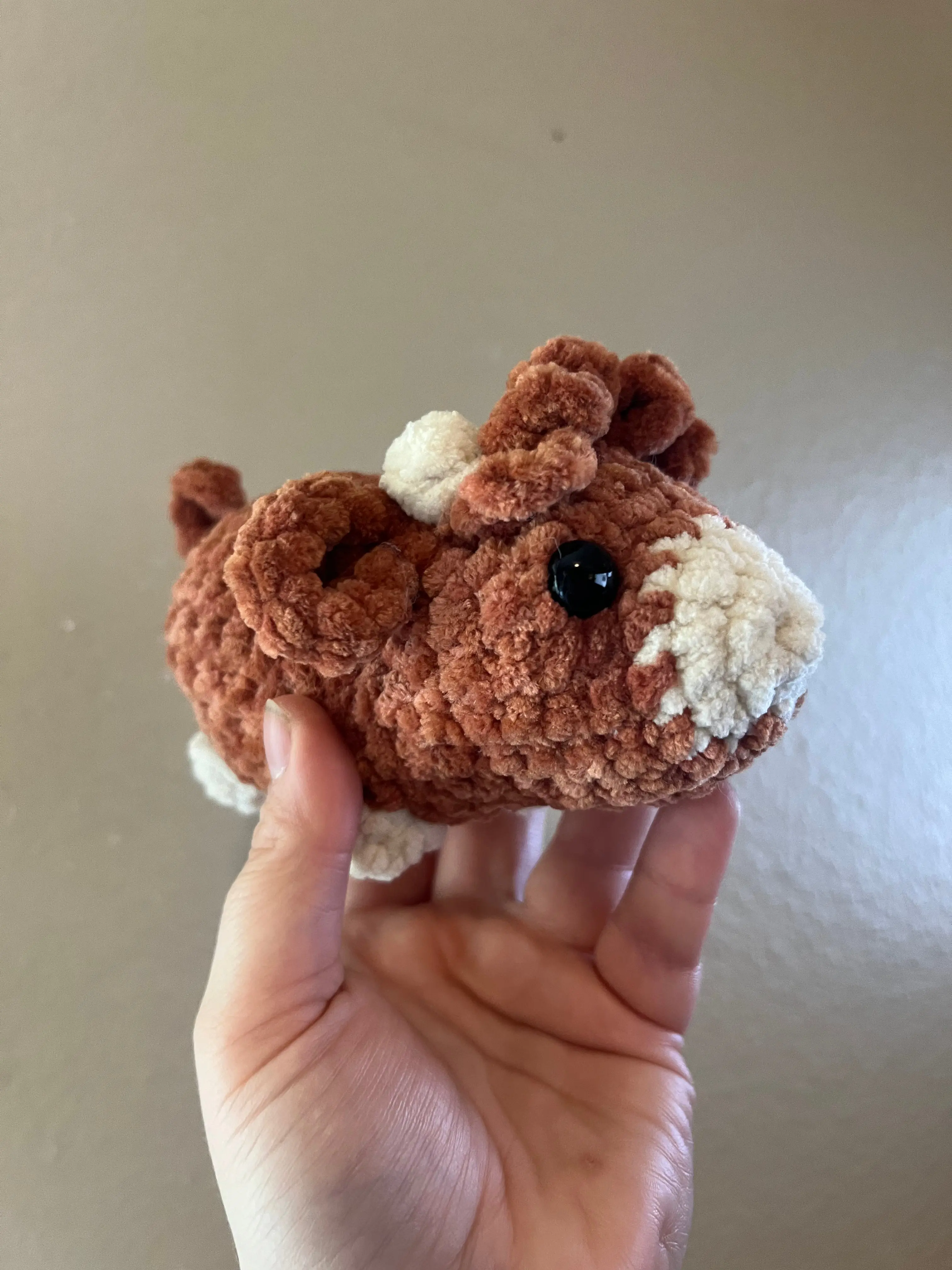 Baby Highland Soft Brown Cow Plush