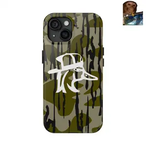 Old School Camo, Redneck Duck on Black Tough Phone Case, iP 17/16/15/14/13/12/11/X/8 Pro Max Plus Mini Accessories Suitable for Samsung S25 Compatible with Samsung Galaxy S25