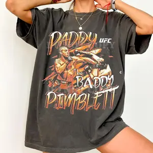 Paddy The Baddy T-Shirt, Paddy Pimblett Graphic Tee,  Retro Streetwear Unisex Fan Gift Cotton Tee, Y2K Casual
