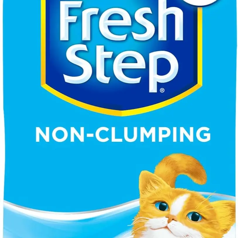 Fresh Step Non-Clumping Premium Cat Litter 21 Pounds with Febreze Freshness, Scented
