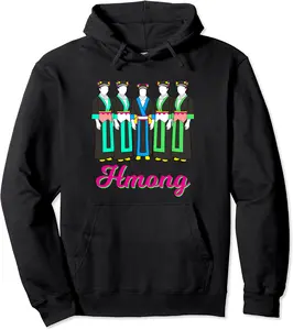 Hmong Miao Hmoob Girl Woman Princess Strong Sisters Pullover Hoodie - Albertjasso Shop 78B0BS47JVVP