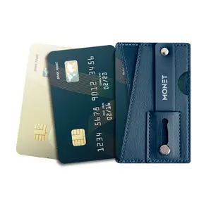 Monet Slim Wallet with Expanding Grip for Smartphones | Strong Adhesive | Never Forget Your Wallet or ID at Home Again