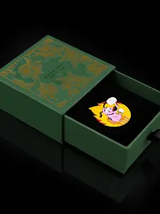 Adorable Dog Cartoon Pin and Brooch with Gift Box, Unique Design Badge, Personalized Clothing Accessory, Perfect Gift Choice, Boho