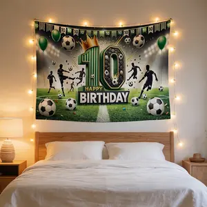 A Fashionable Wall Hanging, Ideal for a Soccer-Themed Party Backdrop, Perfect for Enhancing The Decor of Homes, Dormitories, And Bedrooms