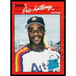 Eric Anthony 1990 Donruss #34c RC Houston Astros