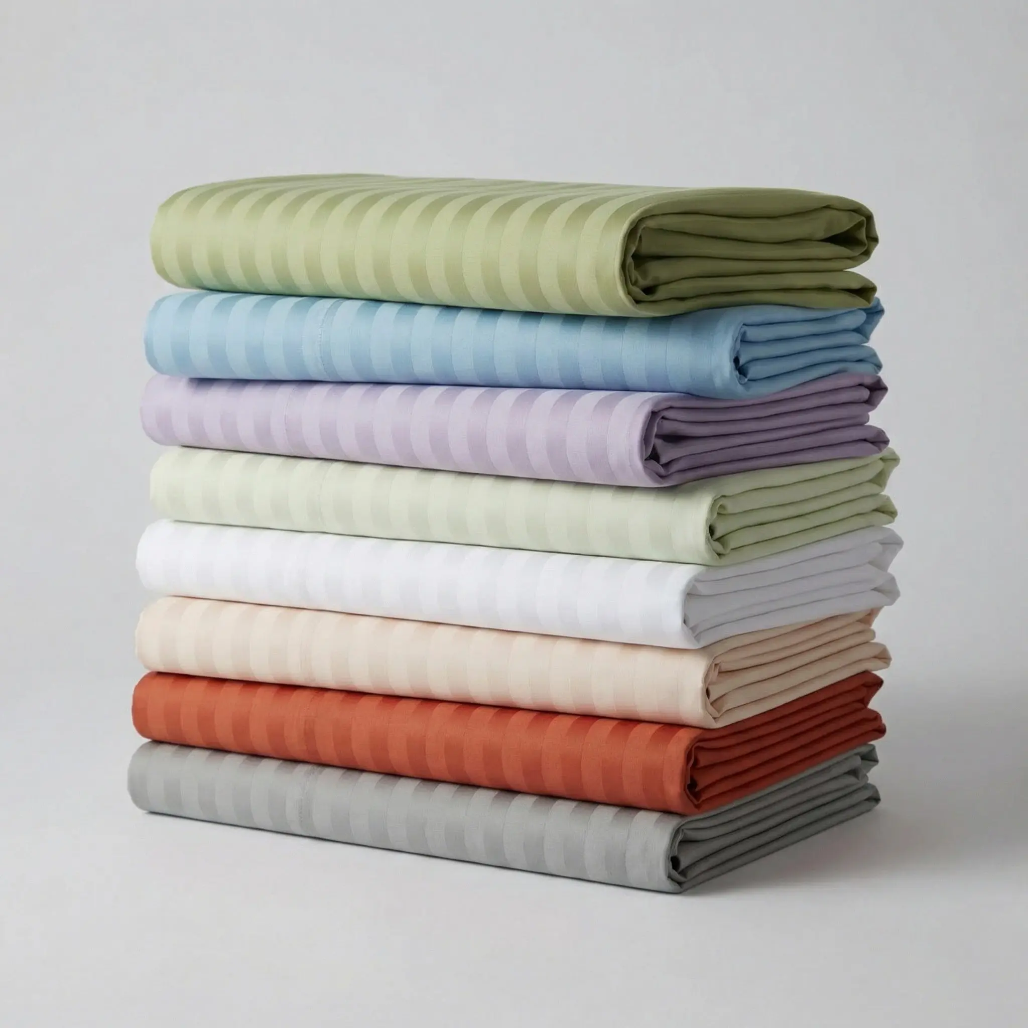 Luxury 420 TC Damask Stripe Sheets