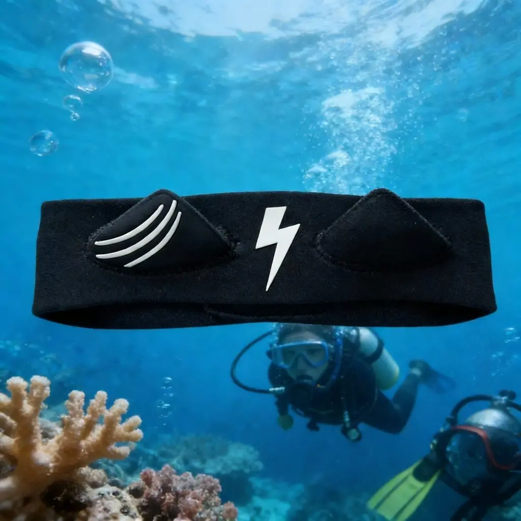 3MM Neoprene Lightning & Claw Cartoon Design Scuba Hair Band, Diving Gear for Scuba Diving, Claw Pattern Accessory for Underwater Photography Hair Neatness
