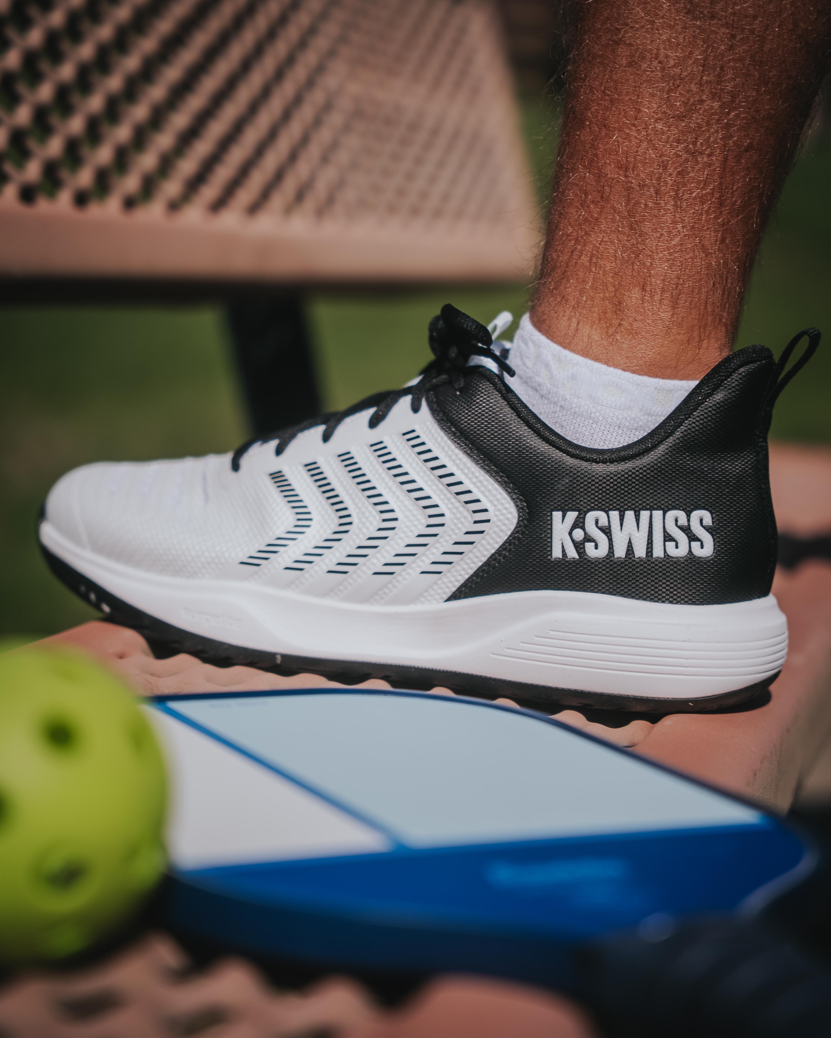 New K-Swiss Men's Ultrashot Light Pickleball Tennis Shoe - Lightweight Court Shoes Lateral Movement Stable Support For Pickleball Tennis Daily Sports