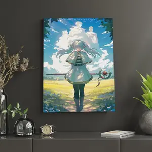 [No Frame] Frieren Anime Poster Fantasy Manga Art Print, Manga Room Decor Gift