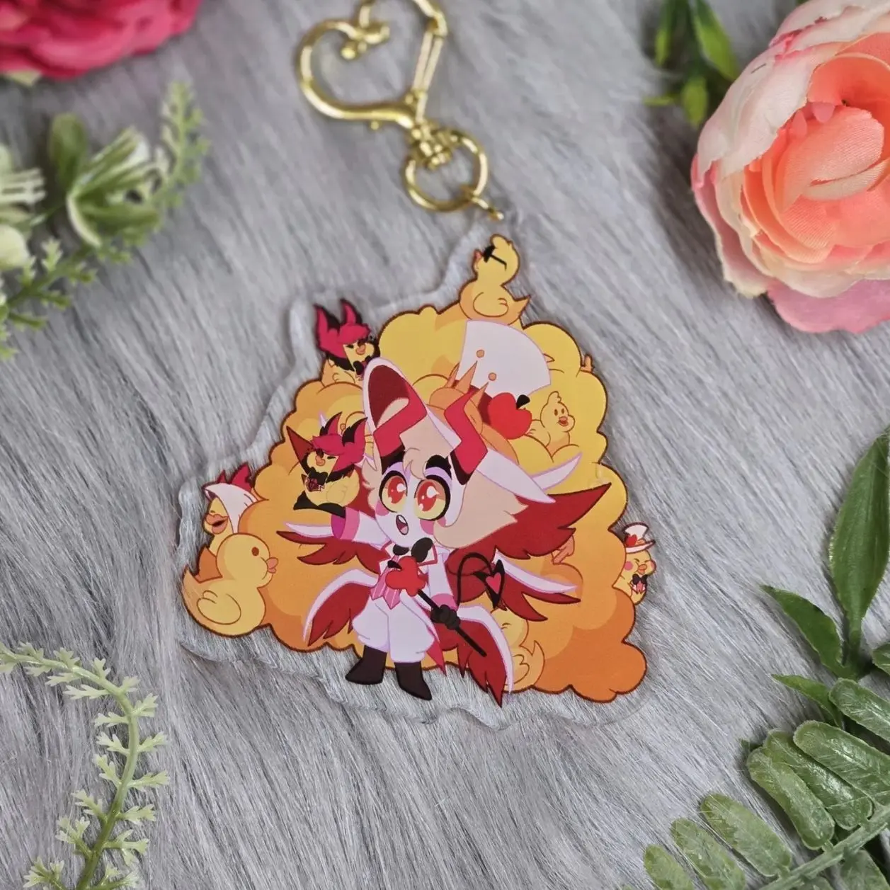 Acrylic keychain lucifer Hazbin Hotel