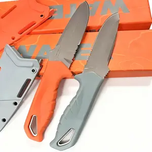 18040 Outdoor Folding Knife | Razor-GiftforLovers Portable Fixed Blade SharpforOutdoorSports, Camping & Kitchen Prep I Ideal