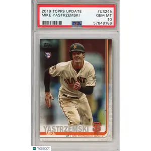 2019 Topps Update Mike Yastrzemski Rookie #US245 PSA 10 San Francisco Giants