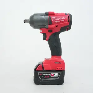 Milwaukee M18 FMTIWF12 1/2 Inch Impact Wrench Kit With Battery Charger For Truck Repair A 900Nm Tool brushless