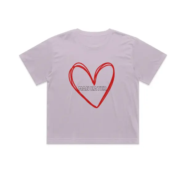 Oversized Man Eater Baby Tee