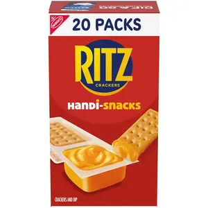Handi-Snacks Crackers 'N Cheesy Dip Snack Packs, 20 Snack Packs