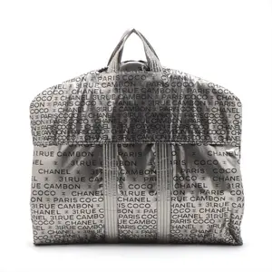 Pre-owned CHANEL Nylon travel bags Coco Cambon Garment Bag Travel Overnight Carryon Compliant Luggage
