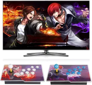 CKK Box 50S Arcade Game Console Retro Game Machine for PC & Projector & TV, 2-4 Players, 1280X720, Search/Hide/Save/Load/Pause Games, Favorite List Smooth Towels