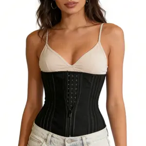 Waist Trainers for Women Workout Fajas Colombianas Waist Cincher Corset Short Torso Waist Shapewear gym shaper adjustable Double Layer with Spiral Bones strong support