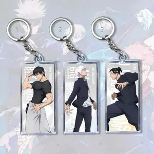 Jujutsu Kaisen Keychain, Gojo Geto Toji Anime Collectible Charm, Gift for Jujutsu Kaisen Collectors