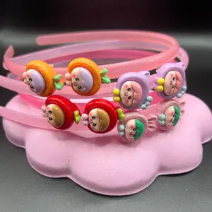 4 pieces cute fruit cartoon hair headband.