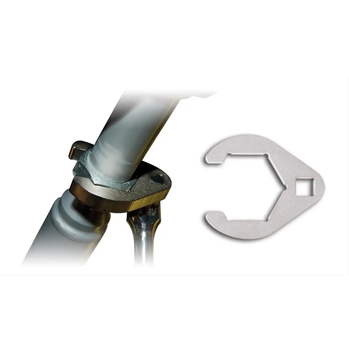 212 MAIN Large Crowfoot Wrench - 1lb Heavy-Duty Hand Tool for Hardware Repair Tasks