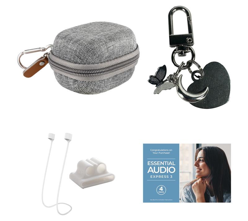 Apple AirPod 4 ANC with Software Suite, Travel Case, Silver Ke