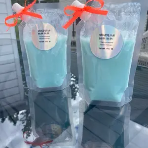 Squeezeable Wax Melts Brazilian Bum Bum Scent 8 oz for Easy Use in Wax Warmers Enhance Your Aroma Experience