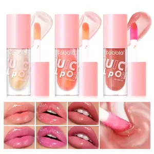 Febble Matte Lip Gloss, Ampoules Lip Oil, Temperature-Changing Lip Balm Set Glossy Hydrating