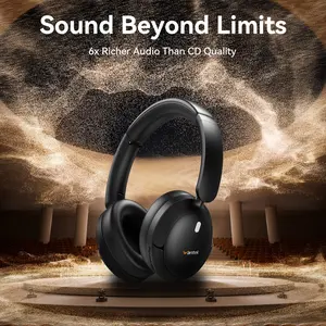 【Top pick】Hybrid Active Noise Cancelling Headphones, 60H Playtime Bluetooth Over Ear Headset with Mic, Hi-Res Deep Bass, Memory Foam Ear Cups, Wireless ANC Headphones for Travel, Work, Calls – Perfect Christmas Gift for Kids, Husband, or Family, T3, T30