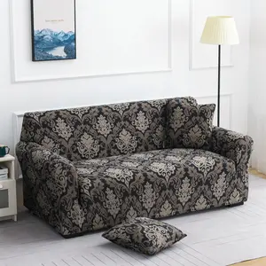 Vintage European Floral Pattern Sofa Cover, Stretch Sofa Protector for Elegant Living Room and Hotel Décor, Durable and Stylish Modern Design