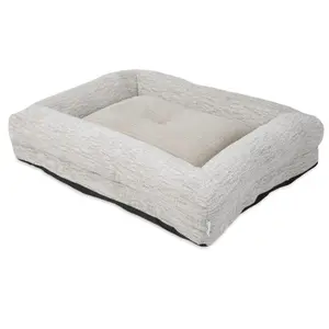 La-z-Boy 35X27in Rosie Lounger Dog Bed Taupe