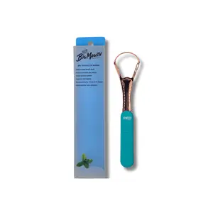 Dr. Bobbi's Big Mouth Tongue Scraper - Orthodontist Approved Reduce Bad Breath Oral Stainless