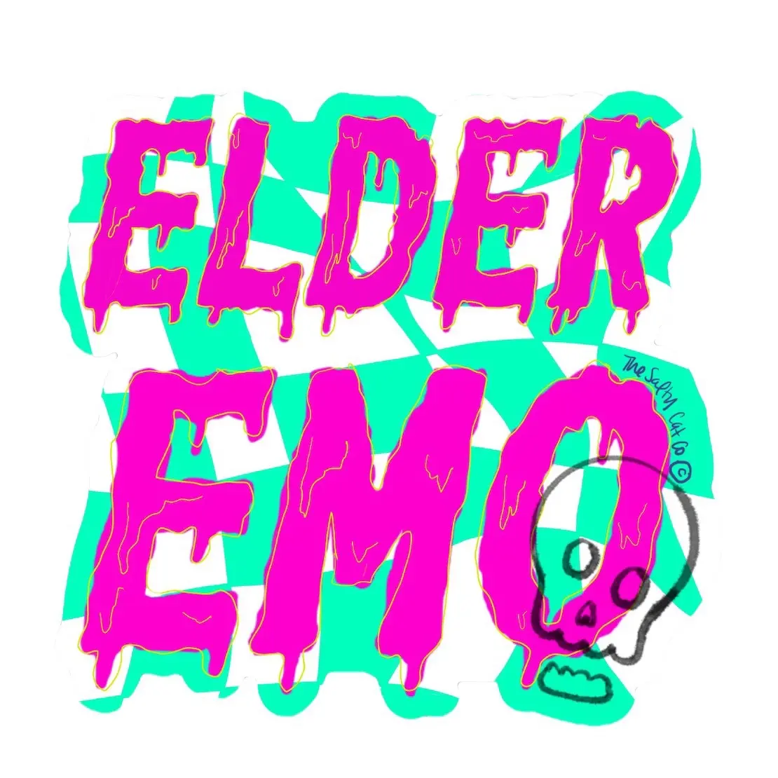 Elder Emo Sticker Elder Emo Sticker