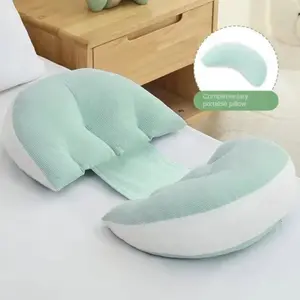 Multifunctional Pregnancy Pillow for Back, Belly and Leg Support - Relieves Pain & Ensures Comfortable Side Sleeping, Lightweight & Portable