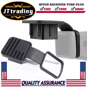 Fits for 2 inch Hitch Cover Black American Flag Design Trailer Hitch Cover Tube Plug Insert Car Exterior Accessories Receiver Tube Hitch Plug Compatible With Universal Cars Trucks ATV RV